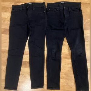 2 Pairs Express Women’s Black Skinny Jeans